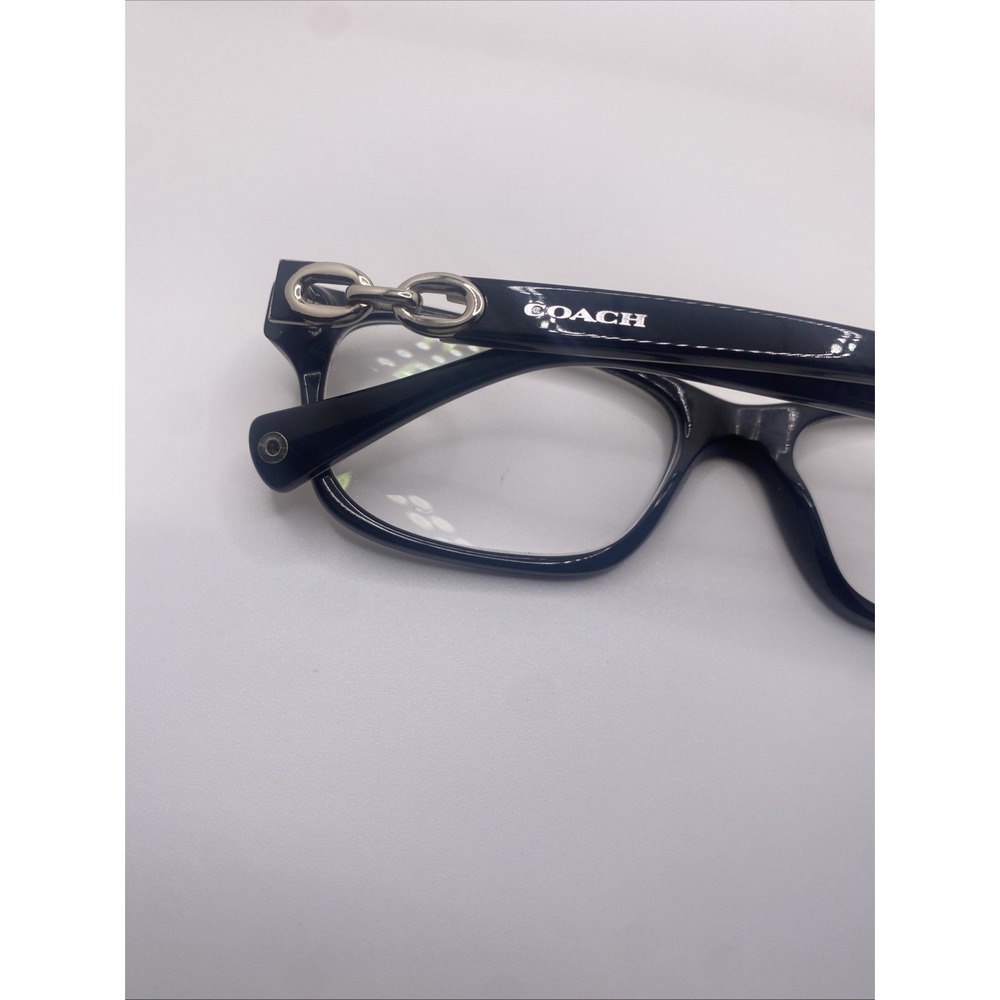 Coach Eyeglasses Women FRAMES ONLY HC 6052 Fannie 52-16-135 Black White 411 - Picture 16 of 16